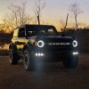 Picture of Ford Bronco 21-25 Triple LED Fog Light Kit for Steel Bumper, White