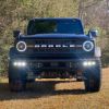 Picture of Ford Bronco 21-25 Triple LED Fog Light Kit for Steel Bumper, White