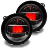 Picture of Jeep Wrangler JL & Gladiator JT 18-24 Demon Eye Headlight Projector Illumination Kit, ColorSHIFT, No Controller