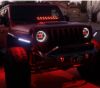Picture of Jeep Wrangler JL & Gladiator JT 18-24 Demon Eye Headlight Projector Illumination Kit, ColorSHIFT, No Controller
