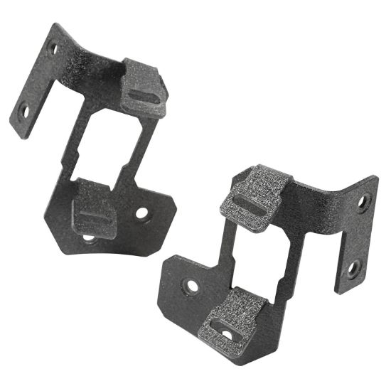 Picture of A Pillar Windshield Double Light Mount, Textured Black; 07-17 Jeep Wrangler JK