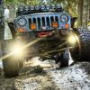 Picture of Jeep wrangler JK 07-17 Steerable Knuckle Pod Light Mounts