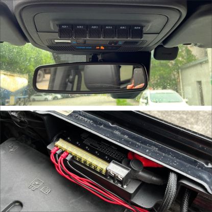 Picture of VOSWITCH 6 Switch PRO6 Programmable Roof Console Switch Panel, Ford Bronco 21-26