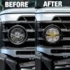 Picture of Ineos Grenadier 22-25 Front Grill Lights Conversion Kit With Rigid 360 6 Inch Driving LED Lights