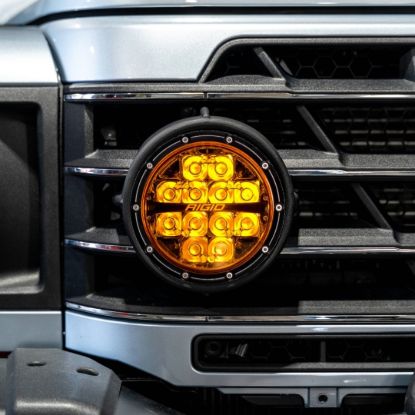 Picture of Ineos Grenadier 22-25 Front Grill Lights Conversion Kit With Rigid 360 6 Inch Amber Pro LED Lights