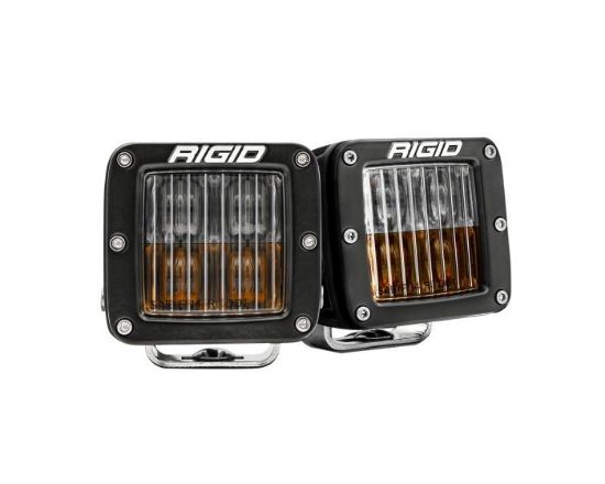 Picture of D-Series Pro SAE LED Light Pod, Surface Mount, Fog, Yellow/White, Pair