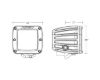 Picture of D-Series Pro SAE LED Light Pod, Surface Mount, Fog, Yellow/White, Pair