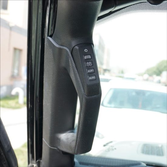 Picture of VOSWITCH 4 Switch Programmable Grab Handle Switch Panel, Jeep Wrangler JL & Gladiator JT 18-23