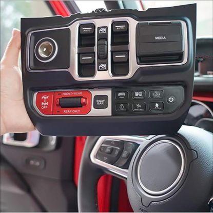 Picture of VOSWITCH 6 Switch Programmable Lower Dash Switch Panel, Jeep Wrangler JL & Gladiator JT 18-26