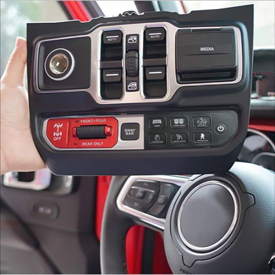 Picture of VOSWITCH 6 Switch Programmable Lower Dash Switch Panel, Jeep Wrangler JL & Gladiator JT 18-26