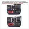 Picture of VOSWITCH 6 Switch Programmable Lower Dash Switch Panel, Jeep Wrangler JL & Gladiator JT 18-26