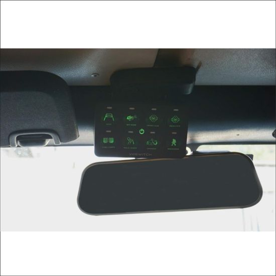 Picture of VOSWITCH 8 Switch Programmable Switch Panel, Jeep Wrangler JK 07-17