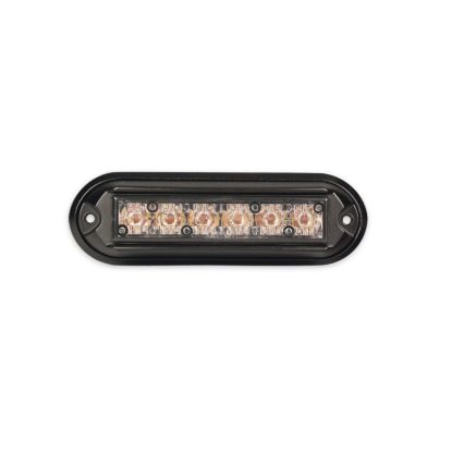 Picture of GHOST® Single Surface-Mount Light With 33 Flashing Patterns - Amber & White