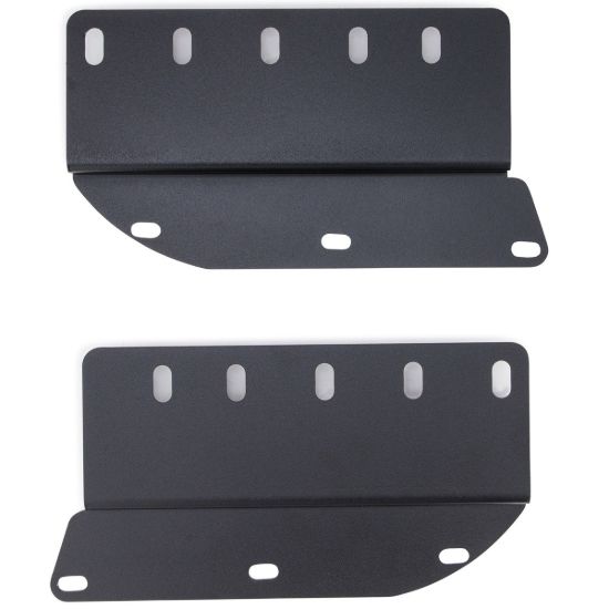 Picture of Ford Bronco 21-25 Front Bumper Double & Triple LED Pocket Lights Brackets, Pair