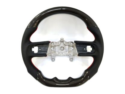 Picture of Jeep Wrangler JL & Gladiator JT 18-26 Carbon Fiber Racing Steering Wheel