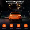 Picture of WOLFBOX G850, 12"""" 4K+1080P Mirror Dash Cam, Smart