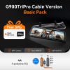 Picture of WOLFBOX G900 TriPro 3 Channel Cabin Version , 12"""" 4K+2.5K Mirror Dash Cam, Smart