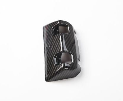 Picture of Jeep Wrangler JL 18+ Rear Window Switch Panel Cover, 4DR, Carbon Fiber Look