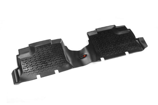 Picture of Floor Liners, Rear, Black; 4-Door; 07-17 Jeep Wrangler JK