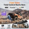 Picture of WOLFBOX G900 TriPro 3 Channel Bumper Version, 12"""" 4K+2.5K Mirror Dash Cam, Smart