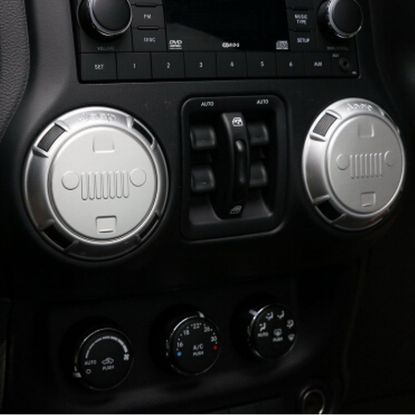 Picture of Jeep Wrangler JK 07-17 Air Con Vent Grille Style Cover