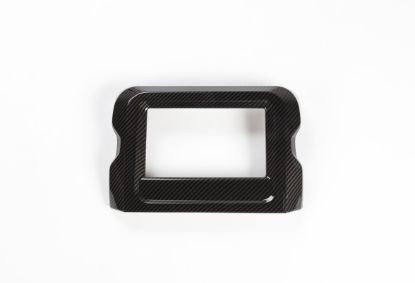 Picture of Jeep Wrangler JL 18+ Navigation Screen Cover, Carbon Fiber Look