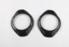 Picture of Jeep Wrangler JK 15-17 Dashboard Top Speaker Covers, Carbon Fiber Look