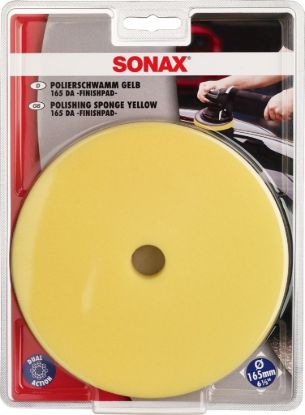 Picture of Sonax Polishing Pad for Dual Action - Finishing - Yellow (6 inch - 165mm)