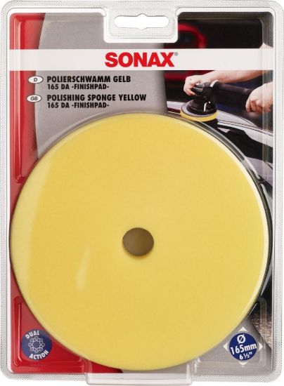 Picture of Sonax Polishing Pad for Dual Action - Finishing - Yellow (6 inch - 165mm)