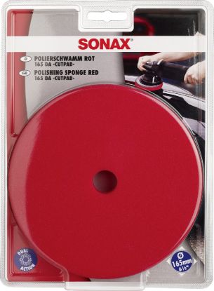 Picture of Sonax Polishing Pad for Dual Action - Cutting - Red (6 inch - 165mm)