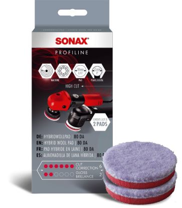 Picture of Sonax Hybrid Wool Pad for Dual Action (3 inch - 80mm) - 2 pcs