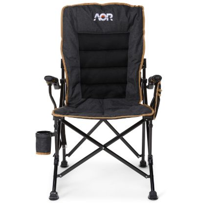 Picture of AOR Deluxe Camping Chair with High Reclining Back, Cup Holder, Side and Back Pocket