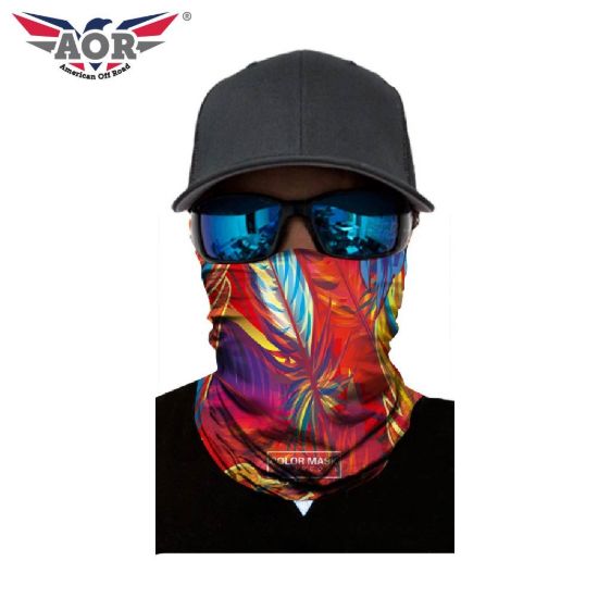 Picture of AOR Bandana Face Mask - Feathers & Fire