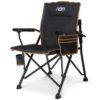 Picture of AOR Deluxe Camping Chair with Low Reclining Back, Cup Holder, Side and Back Pocket