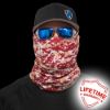 Picture of Face Shield - Burgundy & Gold Digital