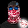 Picture of Face Shield - Red & White Digital