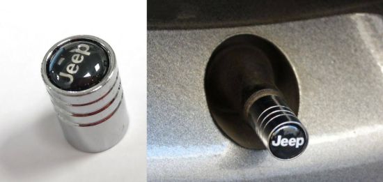 Picture of Jeep Wrangler Valve Cap Black