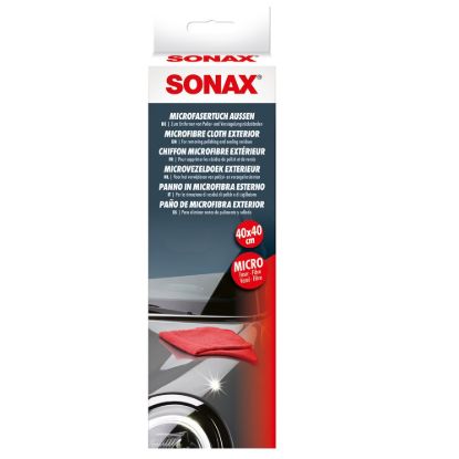 Picture of Sonax Red Microfibre Cloth for Exterior (1pc)