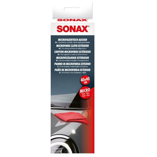 Picture of Sonax Red Microfibre Cloth for Exterior (1pc)