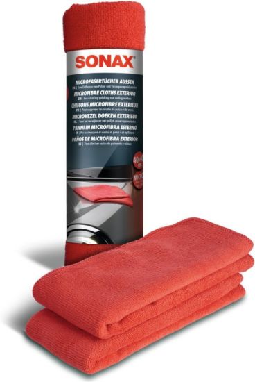 Picture of Sonax Red Microfibre Cloth for Exterior (2 pcs)