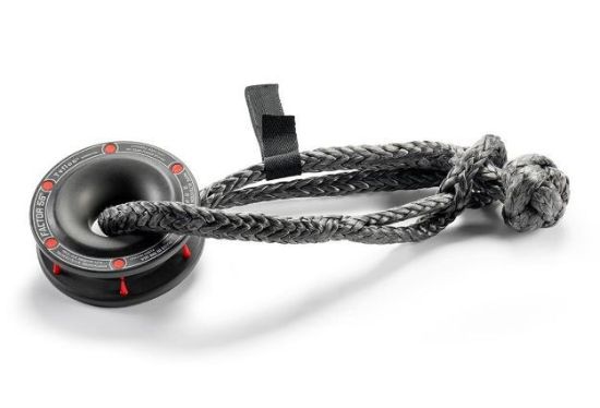 Picture of Winch Rope Retention Pulley + Standard Soft Shackle - Grey - 10 T