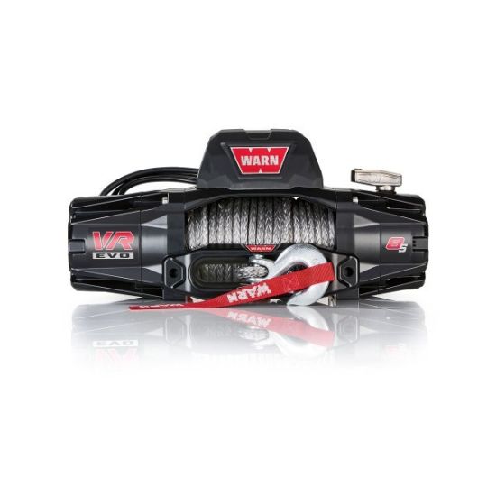 Picture of Warn VR EVO 8-S - 8,000 lbs Winch With Synthetic Rope and Wireless Remote, 12V
