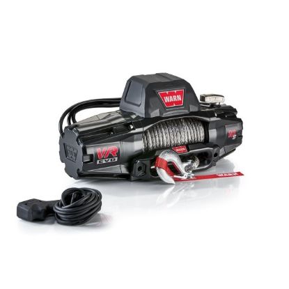 Picture of Warn VR EVO 10-S - 10,000 lbs Winch With Synthetic Rope and Wireless Remote, 12V