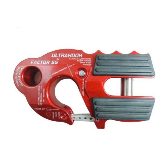 Picture of Ultrahook Winch Hook & Shackle Mount Assembly - Red