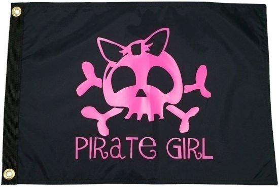 Picture of Flag 12 x 18"""" - Pirate Girl w/ Bow