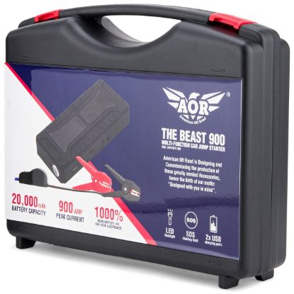 Picture of AOR 900 AMP Beast Power Bank with Jump Starter Kit