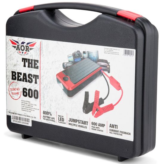 Picture of AOR 600 AMP Beast Power Bank with Jump Starter Kit