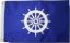 Picture of Flag 12 x 18"""" - Ship's Wheel