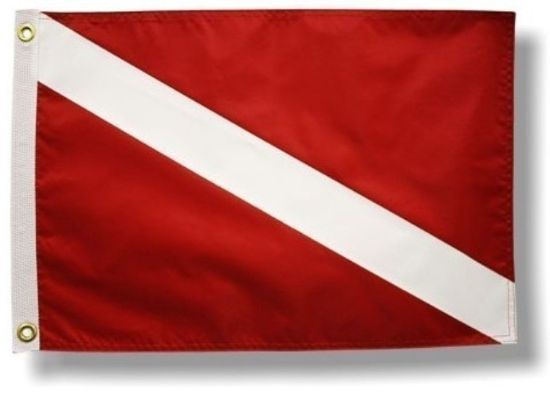 Picture of Flag 12 x 18"""" - Diver Down