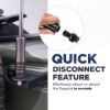 Picture of AOR Off Road 9ft Black Flag Pole, Center Split with Quick Disconnect, Adventure Series